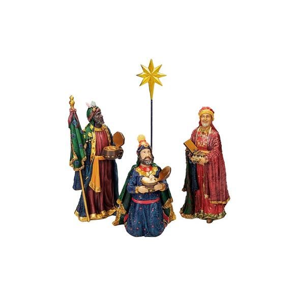 The Real Life Nativity 7" Figures 14 Piece Set By Three King Gifts New in Box - Picture 5 of 8